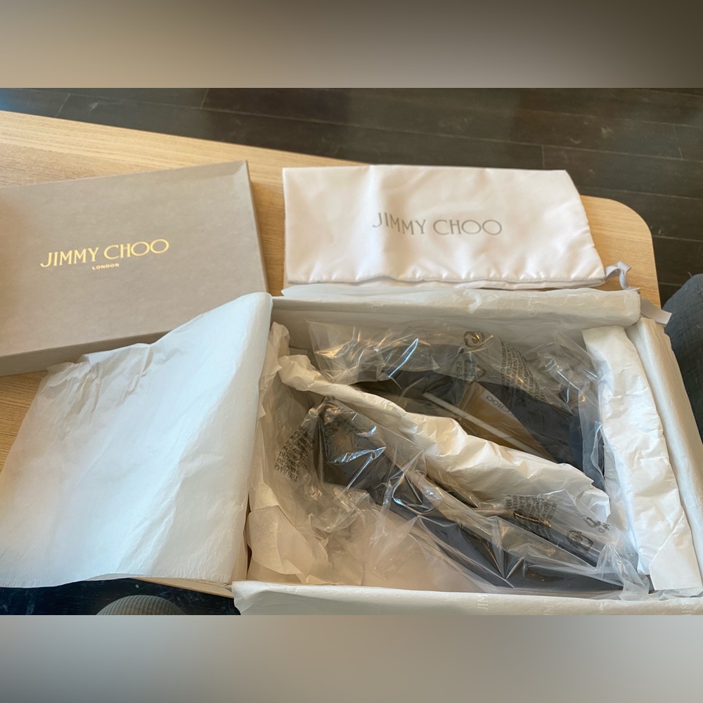 Jimmy Choo Aza Pointy Toe Pumps Black ✨Host pick ✨ - Picture 3 of 8